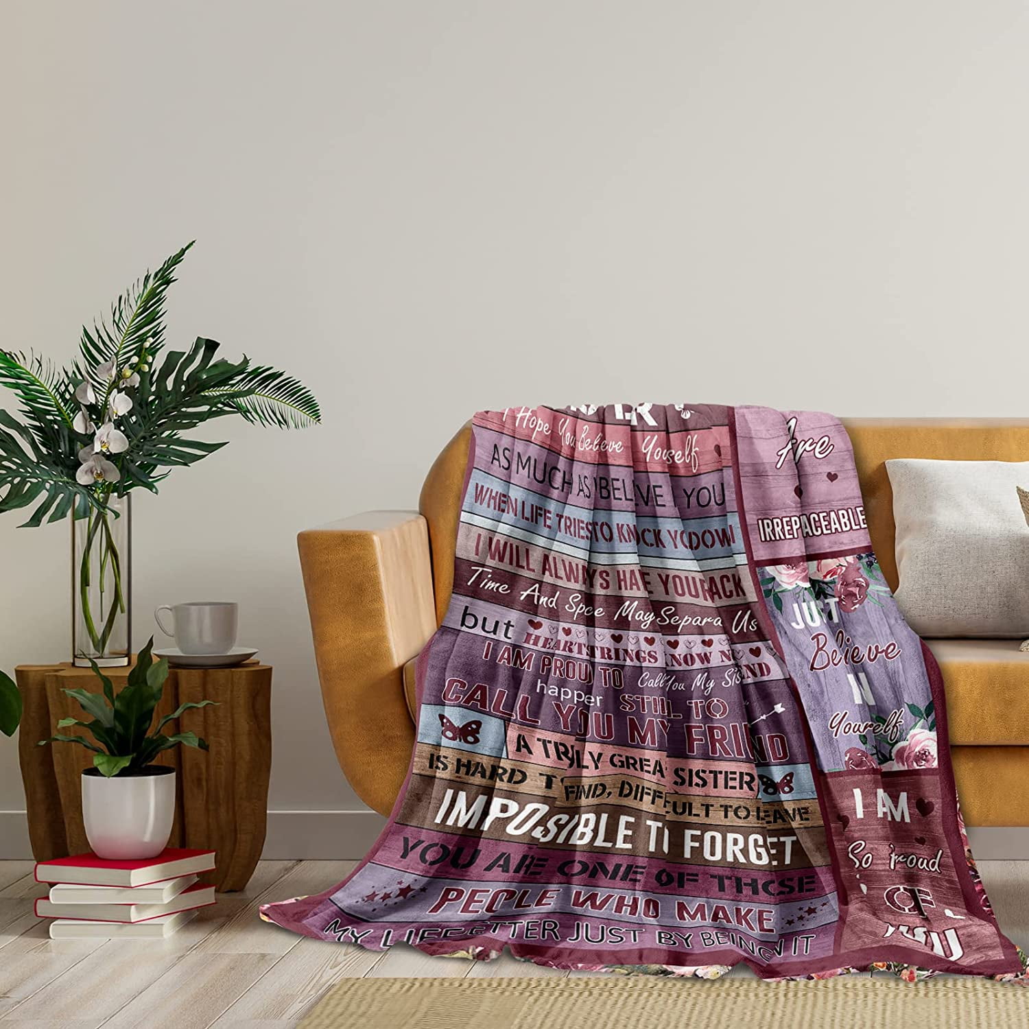Sister Gifts for Women, Sister Birthday Gift Ideas, Birthday Gifts for Sister, Gifts for Sisters from Sisters, Sisters Gift from Sister, Gift for Sister Adult, Best Sister Ever Gifts Blanket 60X50in