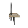 thumbnail image 6 of Linon Kenwood Center Mirror Wall Shelf, Black Iron Frame with Gray Wash Finish, 6 of 12