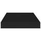 thumbnail image 4 of Estantería flotante de pared VidaXL, metal MDF, 40 x 23 x 4 cm, color negro, 4 of 8