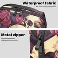 thumbnail image 4 of Skull USB Case Digital Bag Cord Organizer Box Charger Case Oxford Cloth Waterproof Electronics Storage Bag 5.9x9.44x3.14 in, 4 of 6