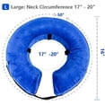 thumbnail image 2 of Inflatable Dog Cone Neck Collar for After Surgery, Soft Dog Cones Protective Pet Recovery Collar, Dogs Cats e-Collar Prevent Pet from Licking Touch Wounds, 2 of 7