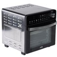 thumbnail image 2 of MOI Horno tostador freidora de aire - Pantalla digital 1500 W Airfryer Encimera de horno de convección, temperatura y controles ajustables, combo de freidora de aire tostadora de acero inoxidable para, 2 of 4