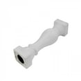 thumbnail image 3 of Baluster Leg White Ceramic Balustrade Part 20.25" High Decorative Stair Railing Balcony Balusters | Renovators Supply Pack of 2, 3 of 7