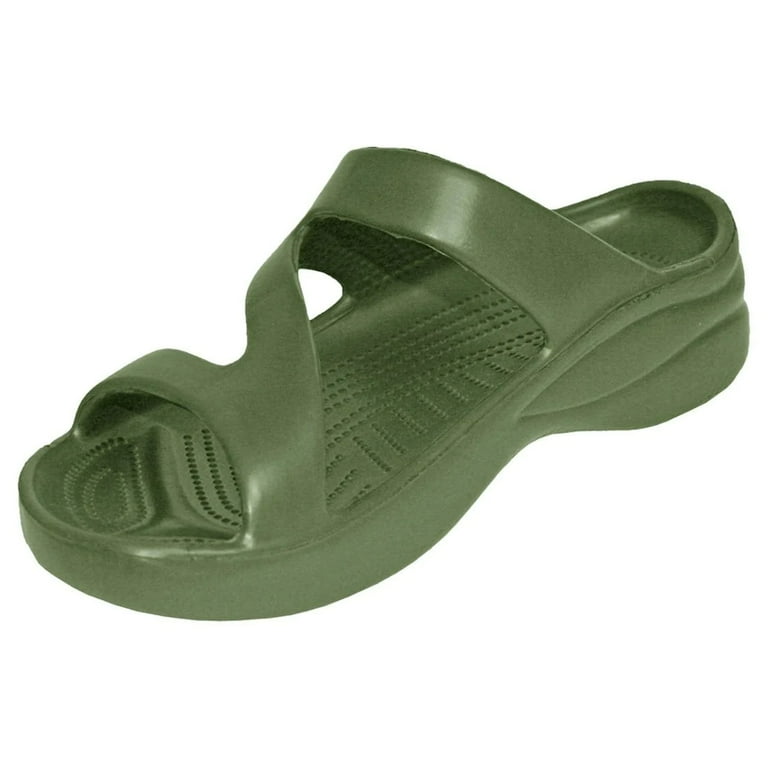 Women s Z Sandals Olive by DAWGS USA Walmart