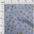 thumbnail image 2 of oneOone Cotton Poplin Amethyst Fabric Honey Bees Craft Projects Decor Fabric Printed By The Yard 56 Inch Wide, 2 of 4