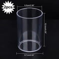 thumbnail image 5 of 2 Pcs Acrylic Pen Holders Round Shape Clear Pencil Holder Make up Brush Holder Pen Pot Organizers Pen Cup Container Pencil Storage Basket for Home Office Desk Stationery Storage 2.6"×4", 5 of 6