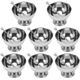 thumbnail image 2 of 8PCS Stainless Steel Dessert Cups, Metal Dessert Bowls with Forks, Reusable Salad Serving Bowls, Tasting Sauce Cups, Decorative Ice Cream Containers for Homes, Parties, 5.4oz, 2 of 6
