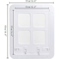 thumbnail image 5 of Jinsinto Cat Flap 30x35 Cm-4-way Closure-mosquito Net Suitbale With Circumference Of Less Than 60 Cm(white Large), 5 of 5