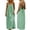 Green, variant on Qiopertar Summer Dress for Women Backless Spaghetti Strap Sundress Casual Flowy Long Cami Dresses Vacation Beach Party Night Out Fashion Sleeveless, Black 3XL