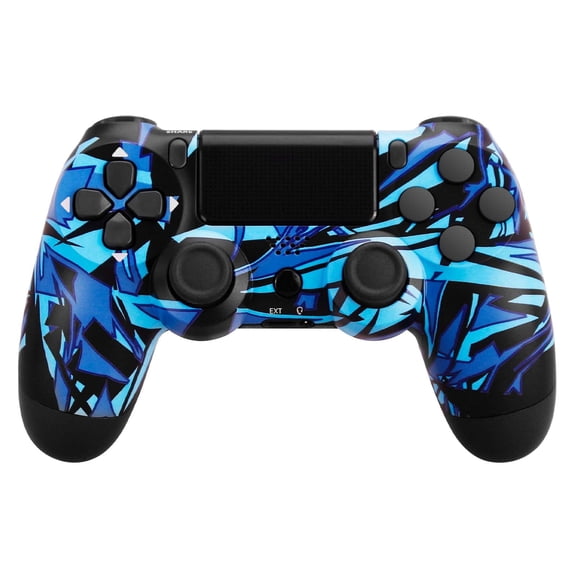 Game Controller for P4, Wireless Controller Compatible with P4/SLIM/PRO & PC with Dual Vibration & 6-Axis Gyro Sensor