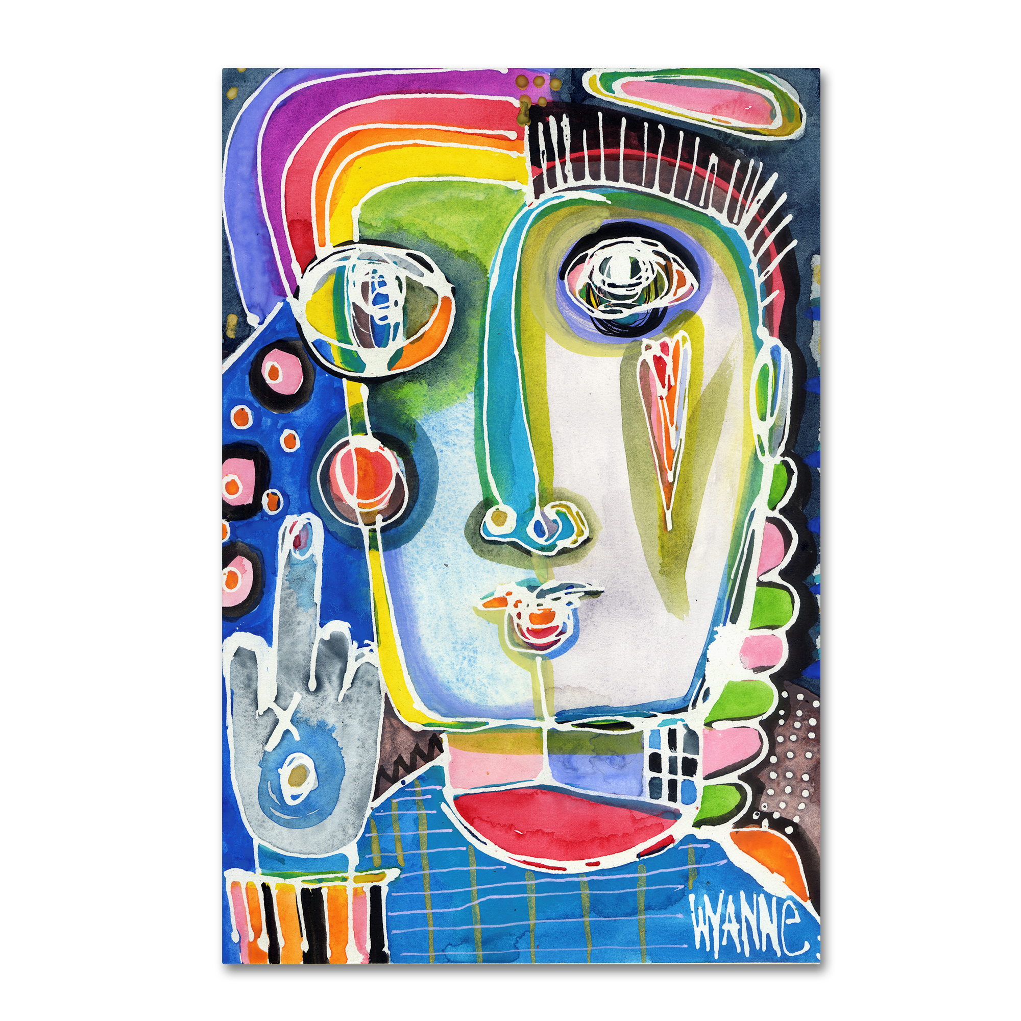 Wyanne 'Sometimes You Have To Say Forget This Stuff' Canvas Art