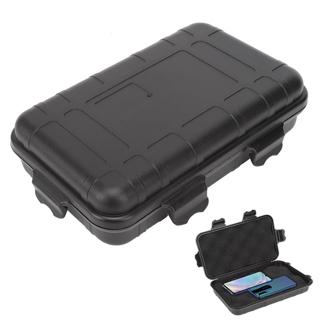 Estuche de almacenamiento compacto, resistente a golpes, impermeable y sellado para herramientas EDC y teléfono móvil.
