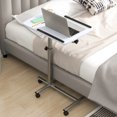 thumbnail image 2 of Costway Bureau Debout Mobile à Hauteur Réglable Assis-Debout Bureau pour Portable Blanc, 2 of 10