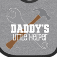 thumbnail image 3 of Inktastic Daddy's Little Helper Tool Set Boys Baby Bib, 3 of 3