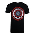 thumbnail image 1 of Captain America Mens Shattered Logo T-Shirt, 1 of 4