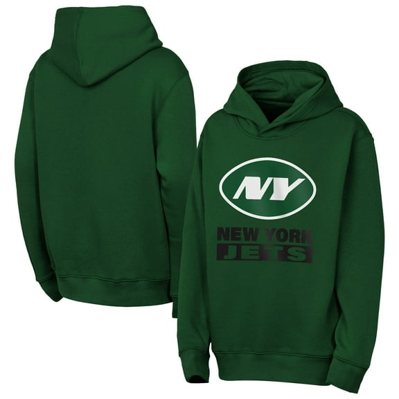 Youth Outerstuff Green New York Jets Back to Basics Hoodie