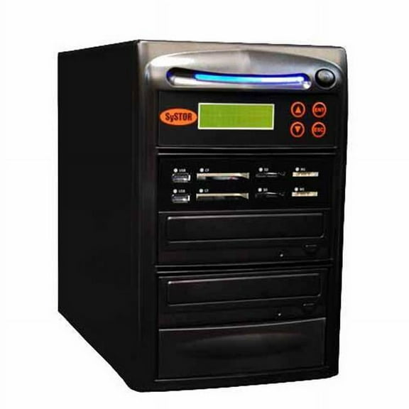 Systor SYS-USBSDCF-01 1:1 USB/SD/CF All in One Combo - Flash memory card duplicator - DVD��RW (��R DL)