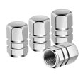 thumbnail image 2 of Valve Stem Caps 4 Packs Screw-On Aluminum Alloy Tire Valve Stem Caps Dustproof Tire Caps Heavy-Duty Universal Hexagon Tire Air Caps(Silvery), 2 of 6