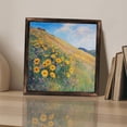 thumbnail image 3 of Sunflowers Field Mountain View Wooden Sign Wall Plaque - Vintage Art Decoration, Wall Decoration - Ideal Gift For Home Decoration, Living Room, Bathroom, Bedroom, Garden, Dining, Bar, Cafe, Festiva, 3 of 7