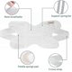 thumbnail image 3 of Knee Brace With Side Stabilizers For Meniscal Tear Knee Pain Acl Mcl Arthritis Injuries Recovery, Breathable Adjustable Knee Support-white, 3 of 5