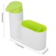 thumbnail image 4 of Esponja Set organizador Dispensador de jabón Bandeja de baño Organizador de fregadero de 2 compartimentos para fregaderos de cocina, 17,5 × 6 × 16,5 cm Xemadio LKX-0714-1, 4 of 8