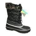 thumbnail image 5 of Winter Snow Boots for Women Faux Fur Lined Warm Hiking Snow Shoes Water Resistant Comfy Snow Bootie, 5 of 5