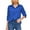 Royal Blue, variant on Needbo Women's Blouse Satin Silk Long Sleeve Button Down Shirts with Pocket Casual Work Office Top, Royal Blue XS-3XL