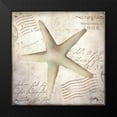 thumbnail image 2 of Medley, Elizabeth 15x15 Black Modern Framed Museum Art Print Titled - Beach Shell IV, 2 of 5
