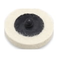 thumbnail image 2 of Fairnull 2Pcs 2 inch Dedicated Wool Polishing Pad Good Performance Easy to Use Long Service Life Reliable Buffing Wheel for Power Tools, 2 of 8