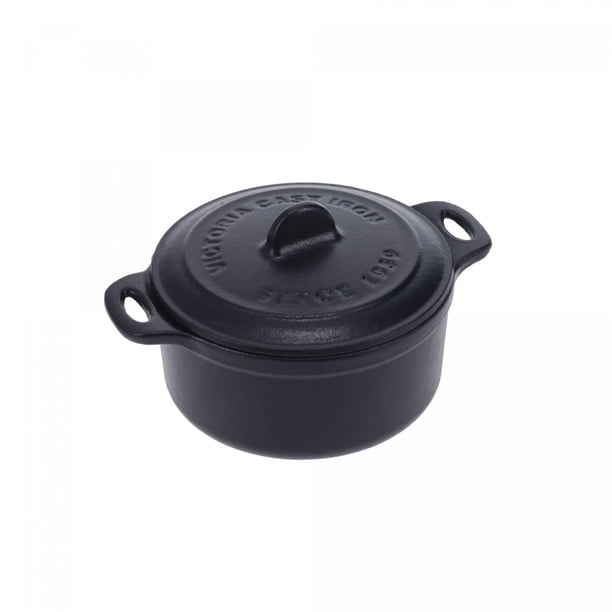 Mini Cacerola Cocotte ,25 Quart Esmaltado Victoria 10cm/ cacerola redondo/esmaltado