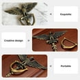 thumbnail image 2 of OULII Door Knockers Zinc Alloy Multi Security Housewarming 1 PCS, 2 of 8