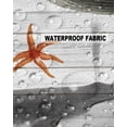 thumbnail image 5 of Pack of 2 Outdoor Pillow Covers, Whale Ocean Animal Wood Grain Pattern Waterproof Square Throw Pillowcase Cushion Decorative Pillow Covers for Couch Patio Tent, 20x12 in, 5 of 6