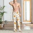 thumbnail image 5 of Uemuo Squirrel Maple Leaves And Nuts Pattern Men's Wide Leg Palazzo Lounge Pants with Pockets Light Weight Loose Comfy Casual Pajama Pants-XX-Large, 5 of 9