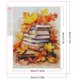 thumbnail image 2 of Pintura de diamante 5D DIY, cuentas cuadradas completas, Kit de libros de hoja de arce, decoración del hogar, 35x45cm, 2 of 9