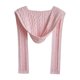 thumbnail image 1 of Bufanda de punto con capucha para mujer, pasamontañas de invierno, suave, para el cuello y las orejas, para exteriores Rosa, 1 of 8