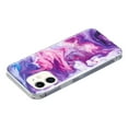 thumbnail image 3 of Dteck Phone Case for Apple iPhone 11 6.1 inch,Marble Stone Design Pattern TPU Soft Silicone Shockproof Ultra Slim Thin Anti-scratch Back Case Cover,Purple Marble, 3 of 5