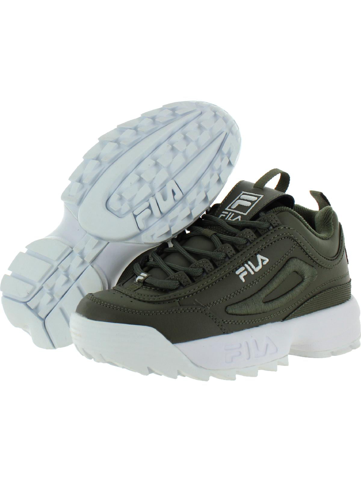 Fatal Mechanics analyse Fila Women's Disruptor Ii 3D Embroider Dark Olive / White Ankle-High  Leather Training Shoes - 6M - Walmart.com