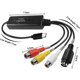 thumbnail image 2 of Adaptador de tarjeta de captura de video shaofei Convertidor RCA AV a USB C 1 canal AV NTSC PAL negro, 2 of 5