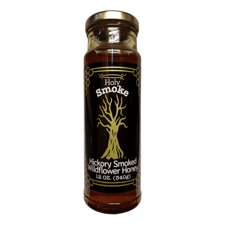 Hickory Honey - Holy Smoke Hickory Smoked Wildflower Honey - 12 Oz.