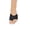 Black, variant on DARK TAN Girls / Women Neoprene Half Sole Dance Shoes (1 Pair) - Size X-Small