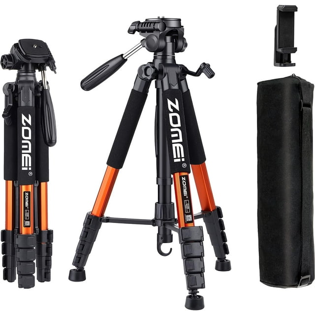 Zomei 74 Inch Q188 Travel Aluminium Tripod Monopod With Ball Head for DSLR Camera
