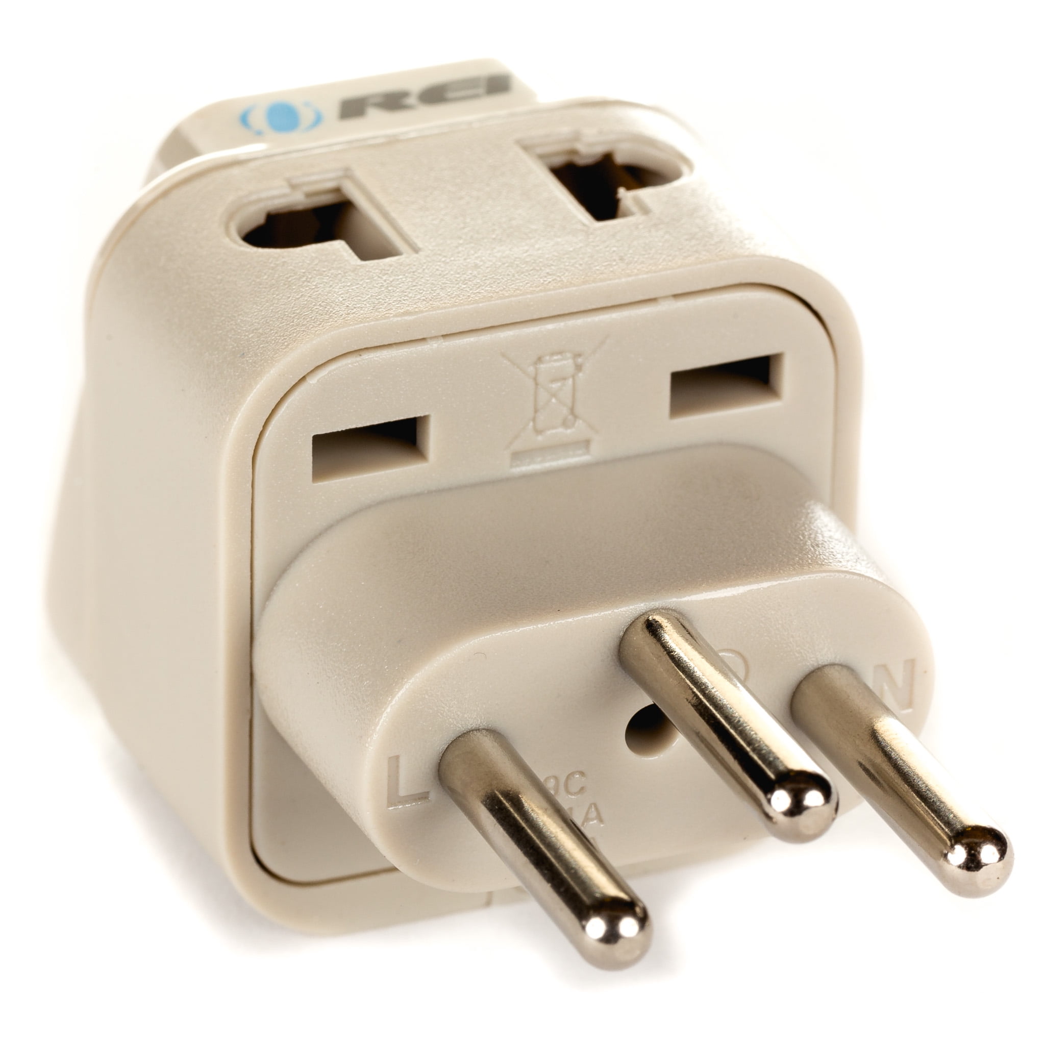 OREI Grounded Universal 2 in 1 Plug Adapter Type J for Switzerland & more High Quality CE