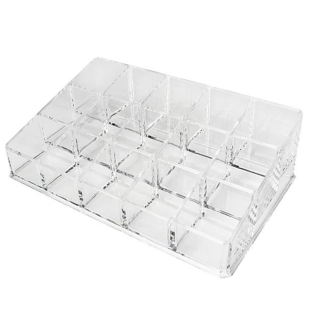 Soporte De Exhibición De Esmalte De Uñas Lápiz Labial Caja De Almacenamiento De Cosméticos Organizador Herramienta De Maquillaje 15 Rejillas Monstrate CE002574-00