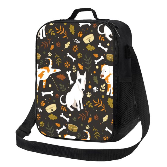 Balery Bones And Leaves Caja de Almuerzo y Bolsa de Almuerzo para Hombres y Mujeres, Bolsa de Almuerzo Reutilizable con Gran Capacidad, Bolsa de Almuerzo Aislada