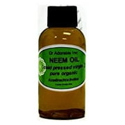 Dr. Adorable - 100% Pure Neem Oil Organic Unrefined Cold Pressed Natural- 2 oz