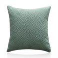 thumbnail image 1 of Housse de Coussin Simple Douce Housse de Coussin Carrée pour Canapé Bureau, 1 of 10