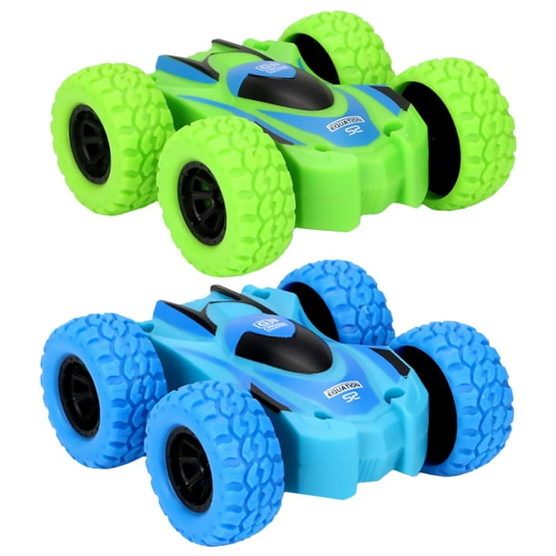 EeaseMX 2 vehículos todoterreno de inercia para niños, juguetes, camión giratorio de 360 grados