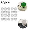 thumbnail image 4 of 20 Pcs/ensemble Pédales d'Effet Guitare Embouts de Pédale Protection pour Pédale d'Effet Guitare Transparent Blanc, 4 of 5