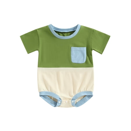 

Ma&Baby Newborn Summer Baby Boys Girls Cute Romper Short Sleeve Jumpsuit Playsuit One Piece Outfit Clothes