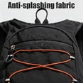 thumbnail image 5 of Fasiaou 20L Lightweight Cycling Hiking Backpack with Waterproof Nylon, Breathable Mesh Backrest and Multiple Compartments for Outdoor Travel and Camping,Black, 5 of 6